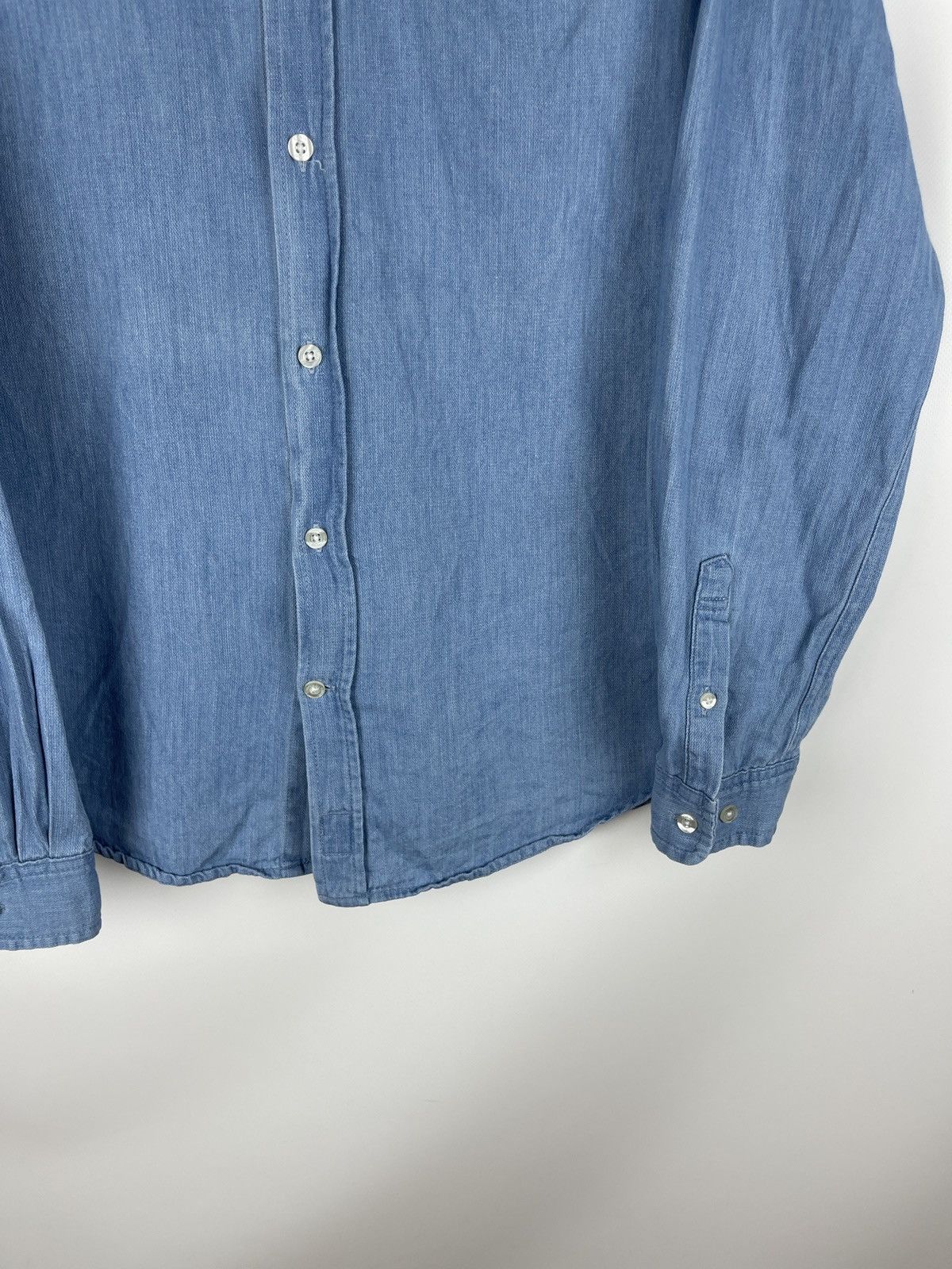 Edwin Edwin Better shirt denim linen pocket long sleeve Size US M / EU 48-50 / 2 - 9 Thumbnail
