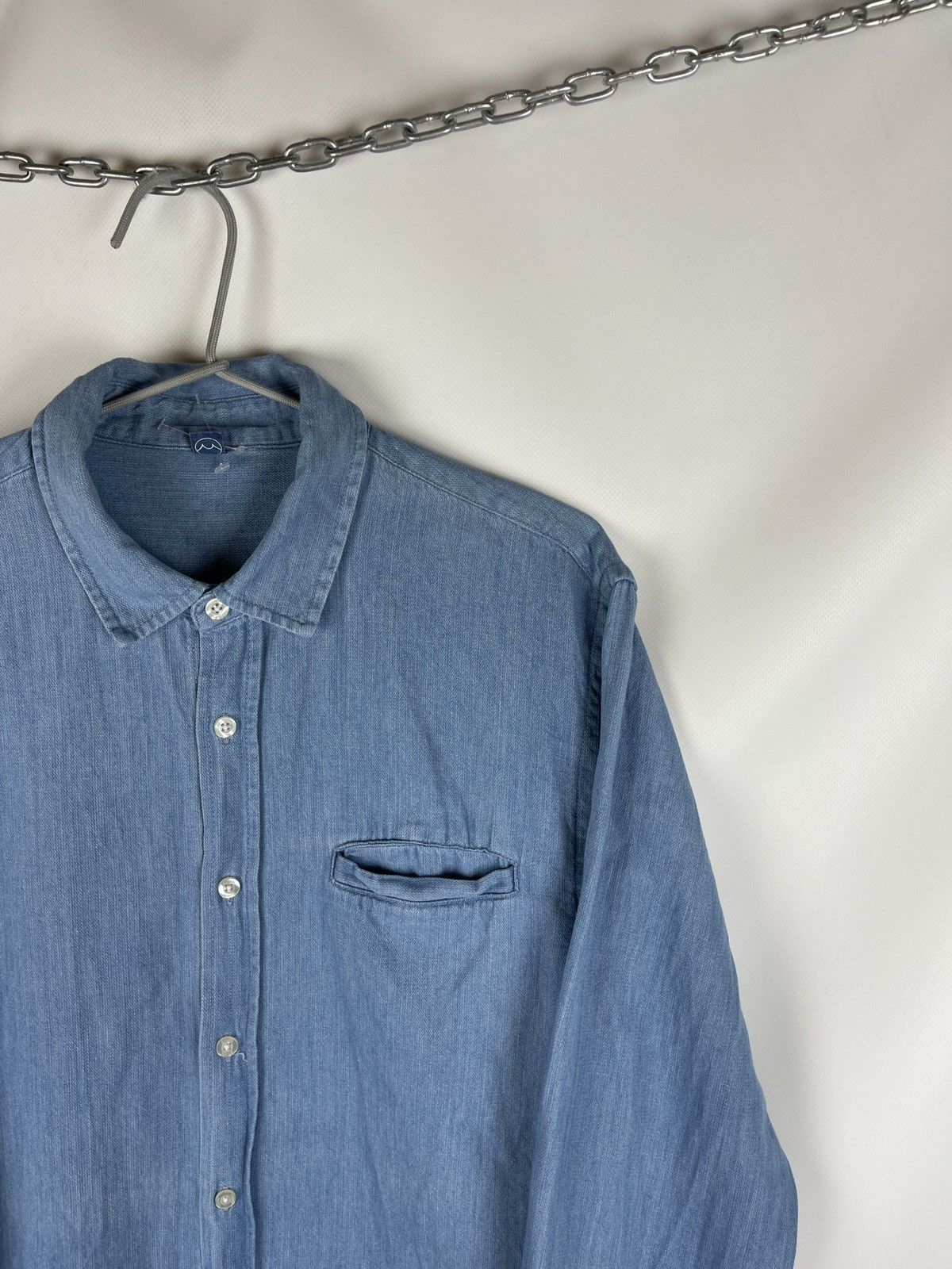 Edwin Edwin Better shirt denim linen pocket long sleeve Size US M / EU 48-50 / 2 - 4 Thumbnail