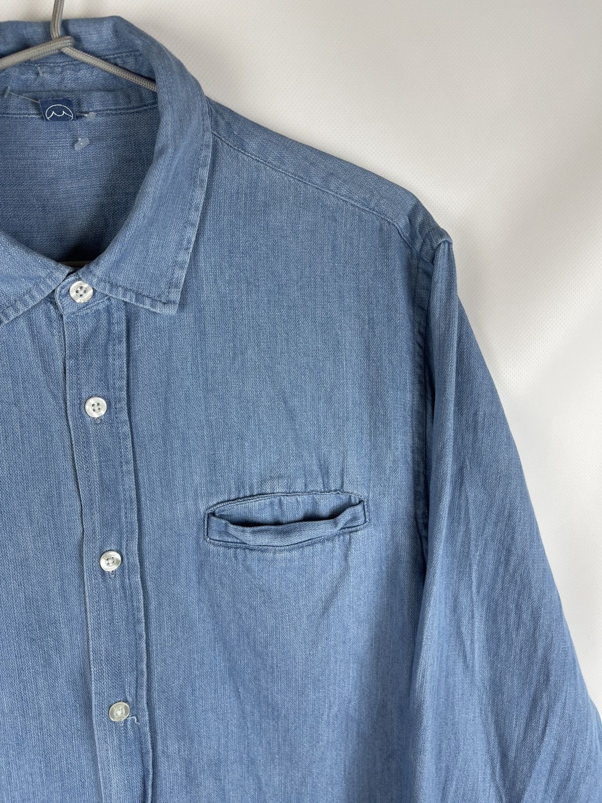 Edwin Edwin Better shirt denim linen pocket long sleeve Size US M / EU 48-50 / 2 - 10 Thumbnail