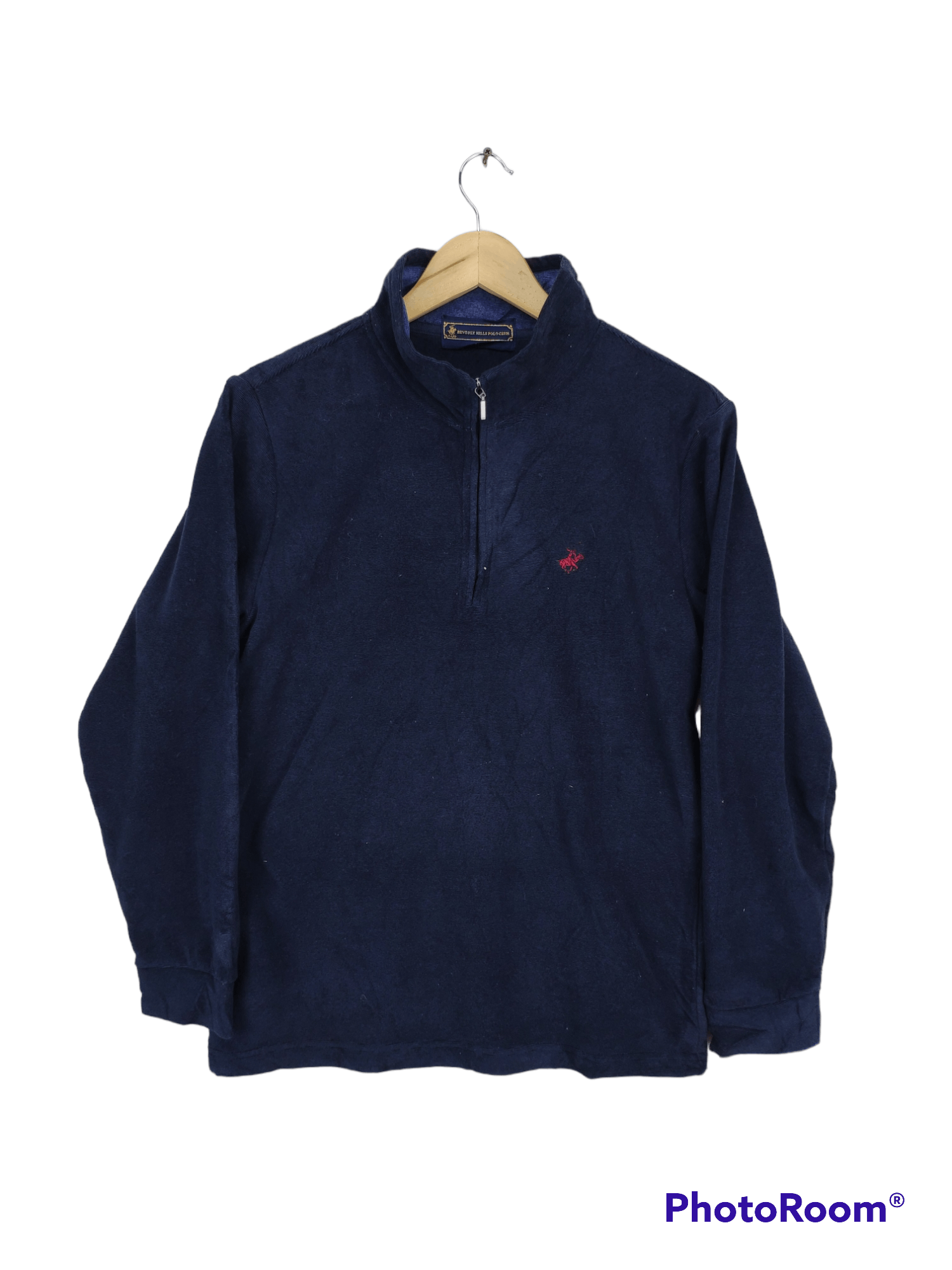 Beverly Hills Polo Club × Vintage Beverly Hills Polo Club Sweater Half Zip Size US M / EU 48-50 / 2 - 1 Thumbnail