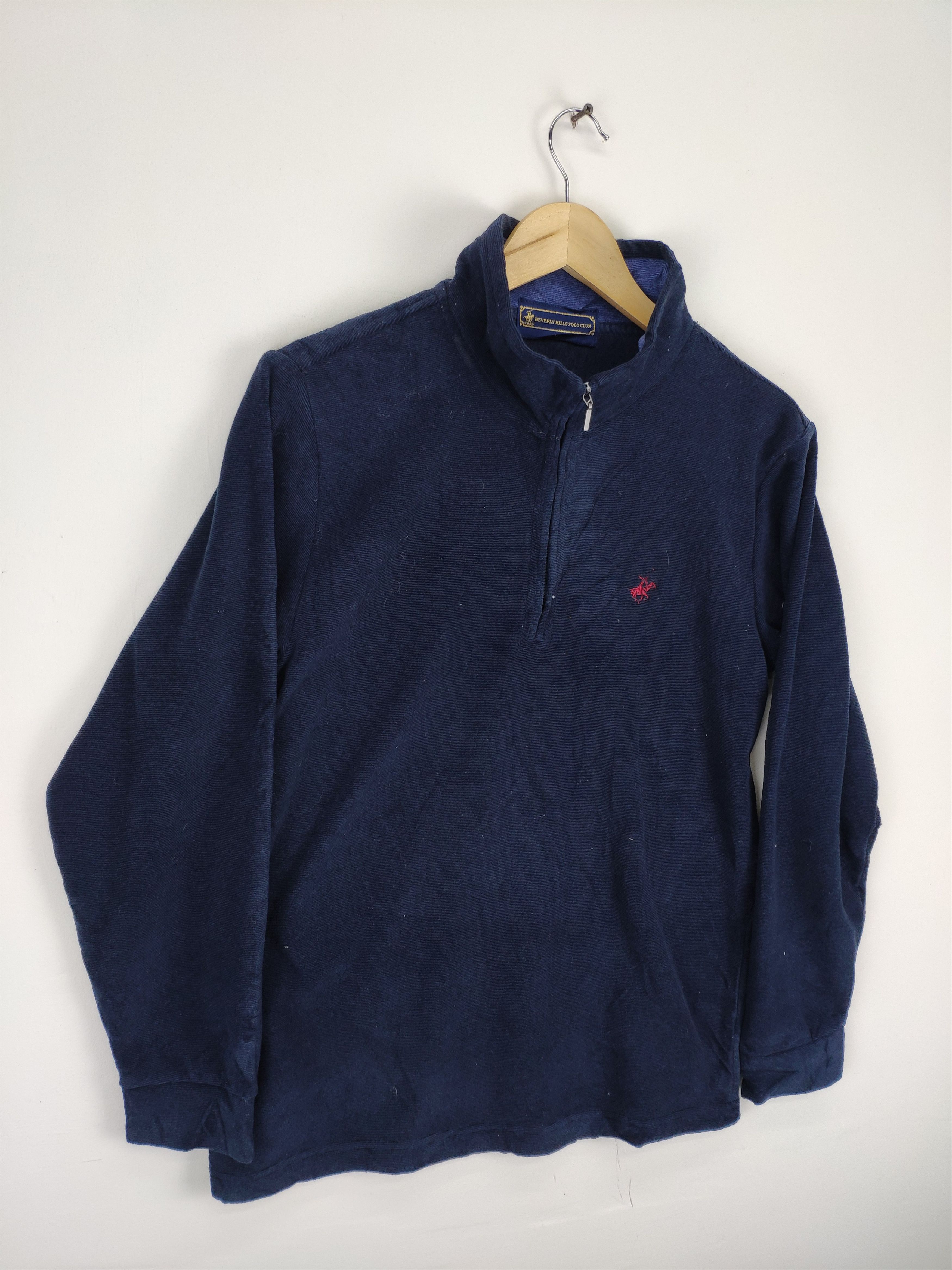 Beverly Hills Polo Club × Vintage Beverly Hills Polo Club Sweater Half Zip Size US M / EU 48-50 / 2 - 3 Thumbnail