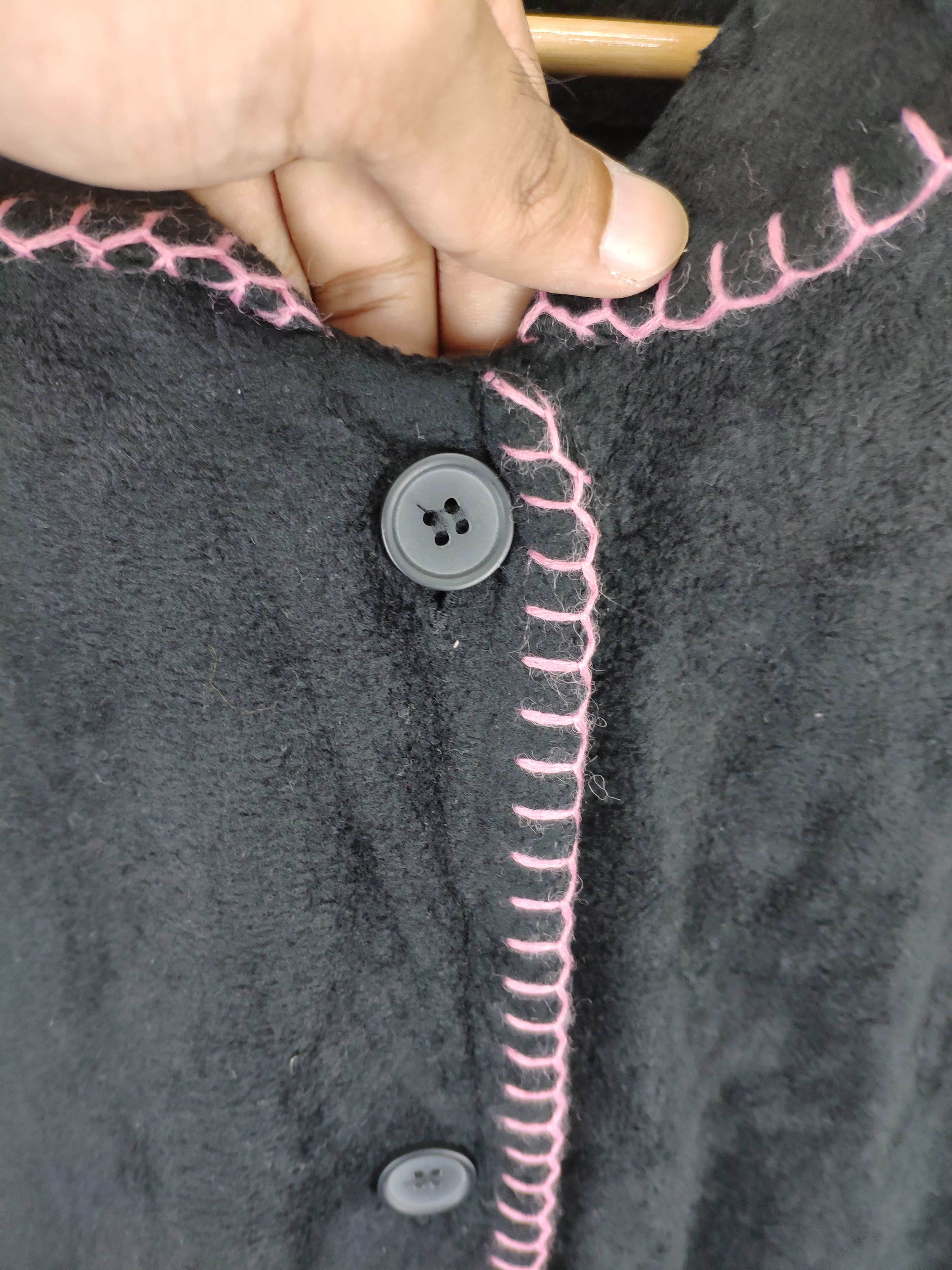 Japanese Brand × Vintage Vintage Fleece Cardigan Button Up Size US XXL / EU 58 / 5 - 5 Thumbnail