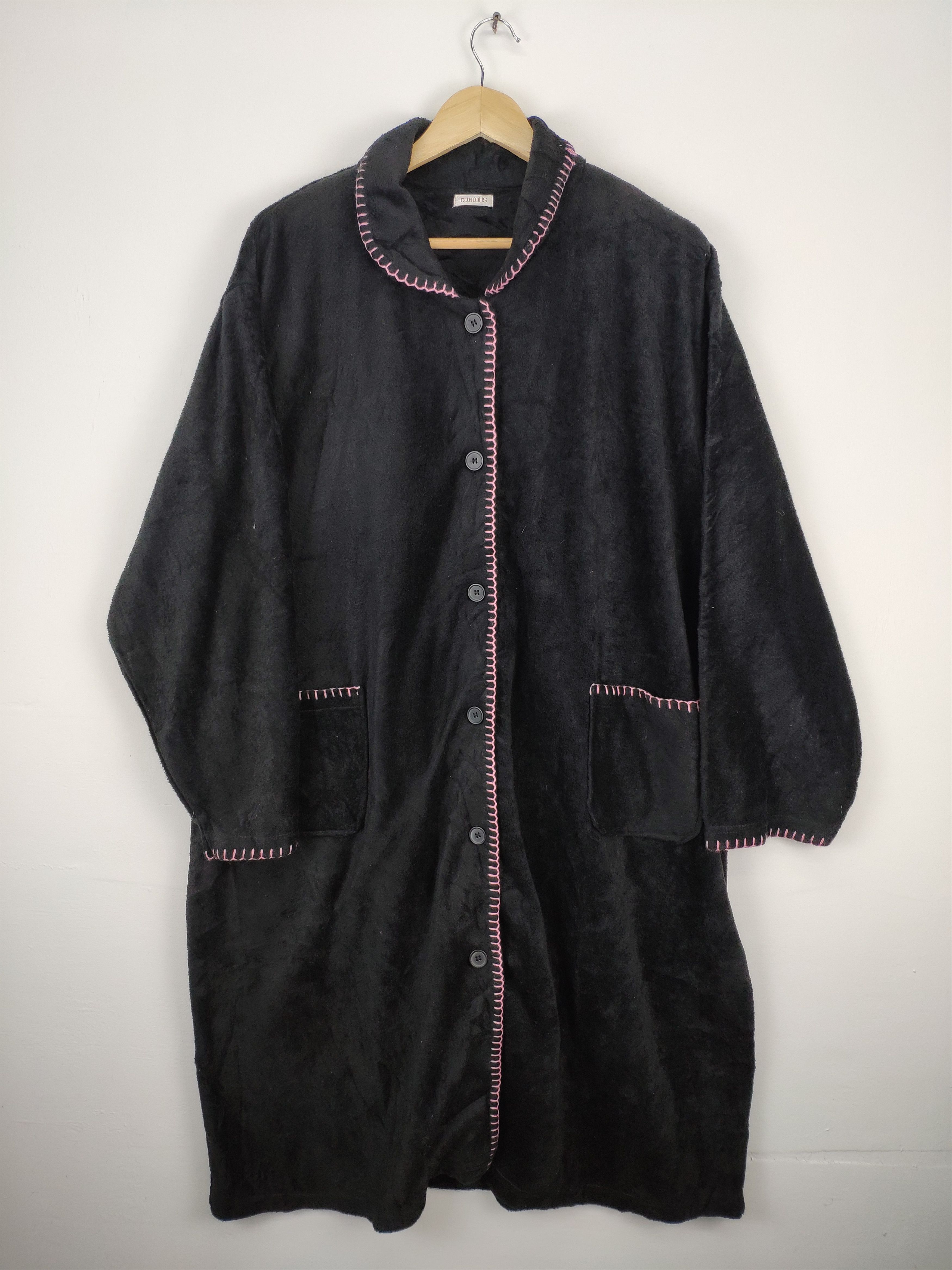 Japanese Brand × Vintage Vintage Fleece Cardigan Button Up Size US XXL / EU 58 / 5 - 6 Thumbnail
