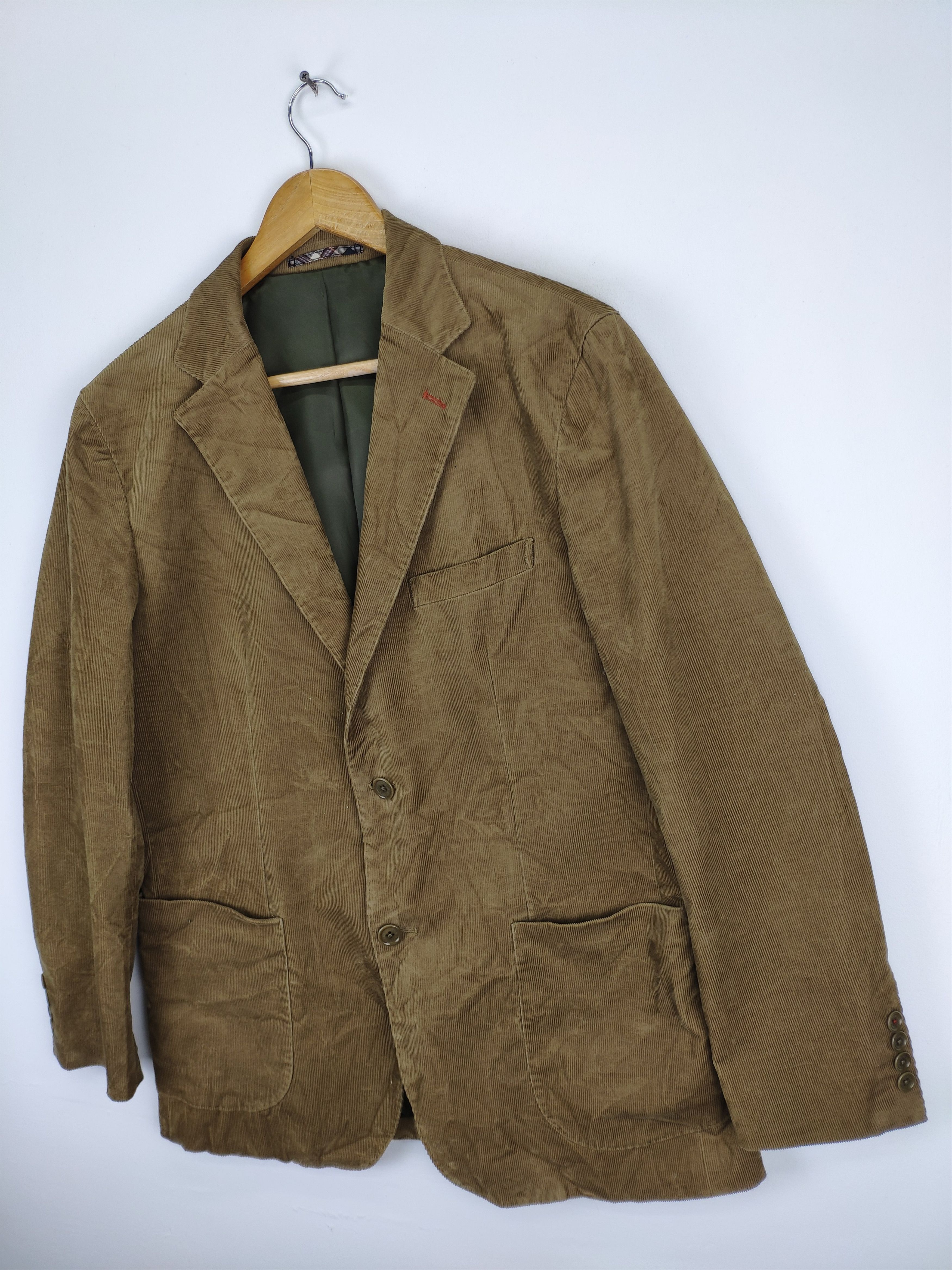 Vintage Vintage Corduroy Blazer Jacket by The Scotch House Size US M / EU 48-50 / 2 - 2 Thumbnail