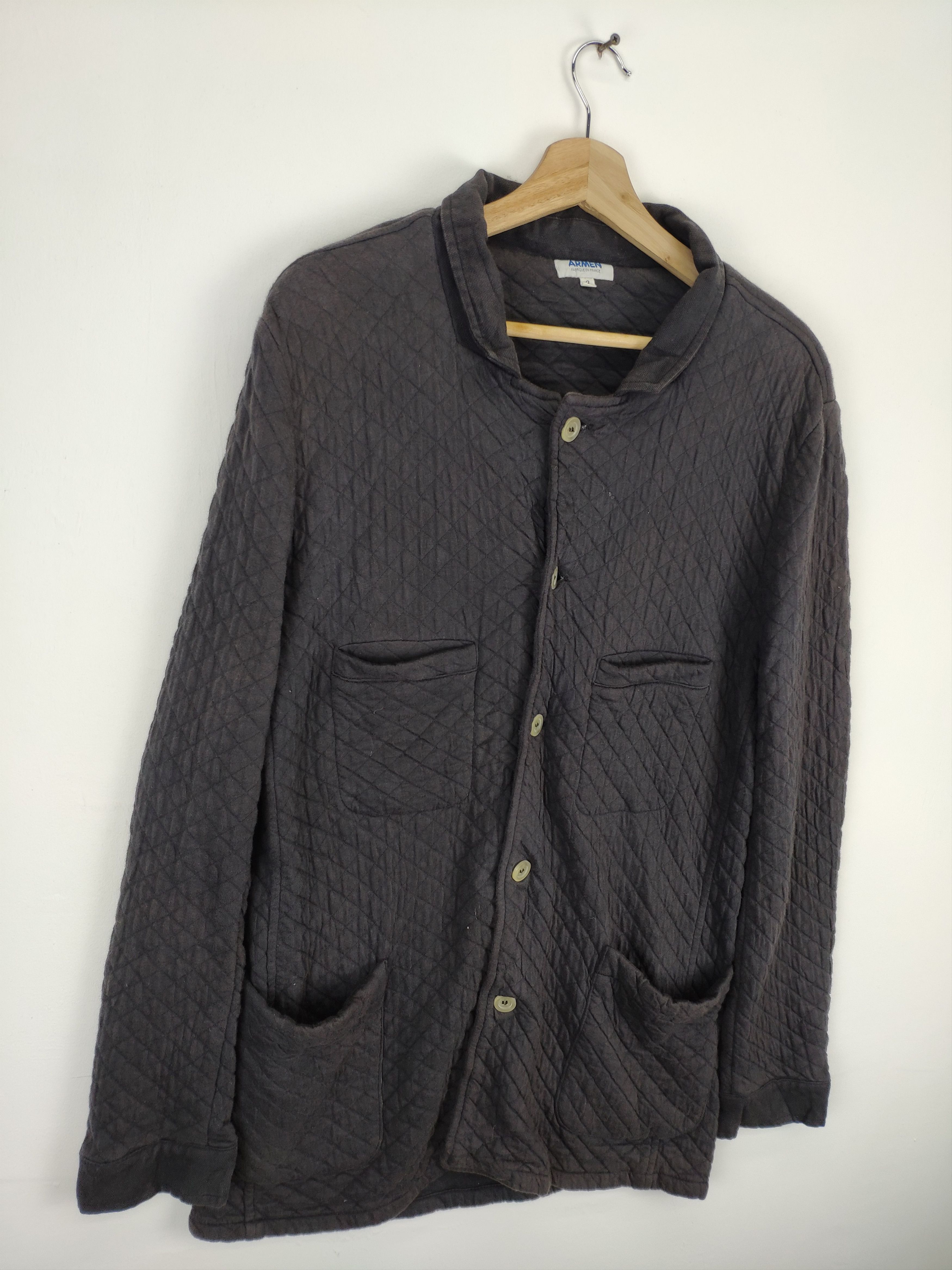 Designer × Japanese Brand × Vintage Offer 💥 Vintage Quilted Jacket Button Up by Armen Size US M / EU 48-50 / 2 - 3 Thumbnail