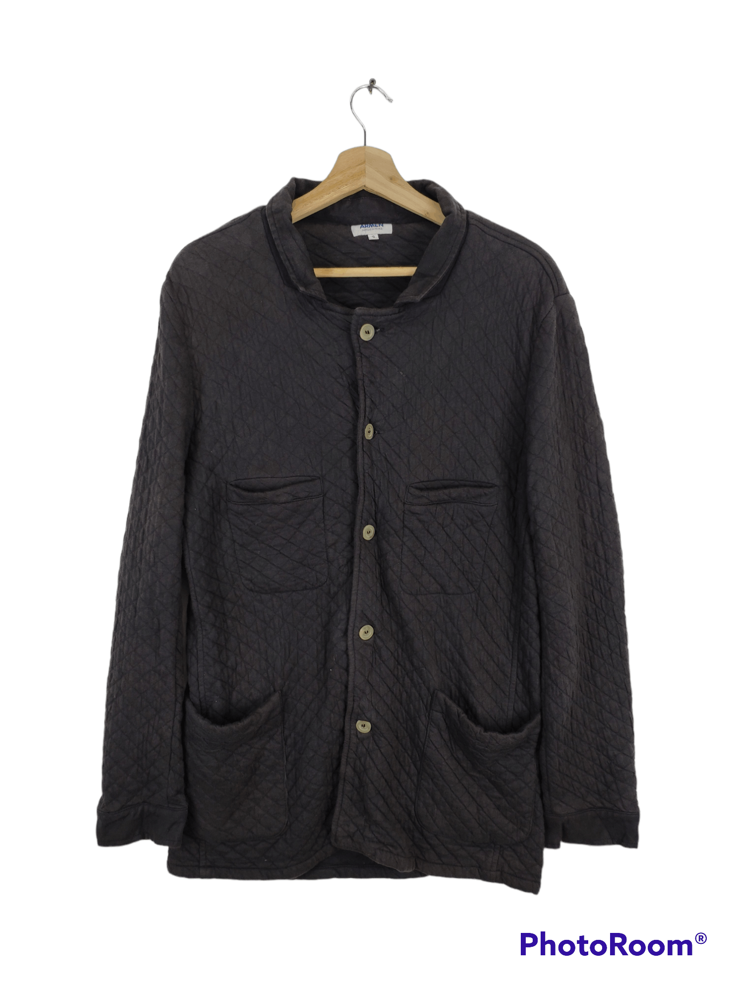 Designer × Japanese Brand × Vintage Offer 💥 Vintage Quilted Jacket Button Up by Armen Size US M / EU 48-50 / 2 - 1 Thumbnail