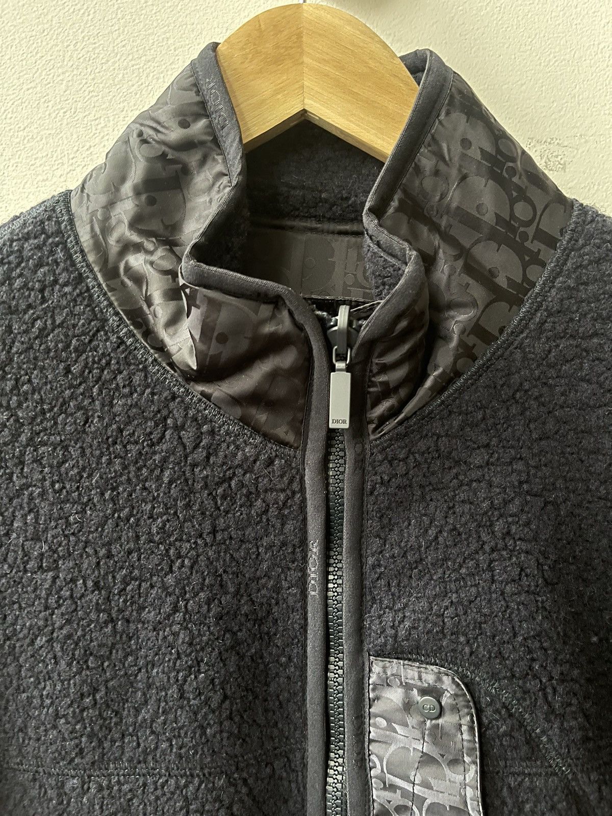 Dior $3500 Dior Reversible Jacket Dior Oblique Wool Fleece Tech Size US L / EU 52-54 / 3 - 5 Thumbnail