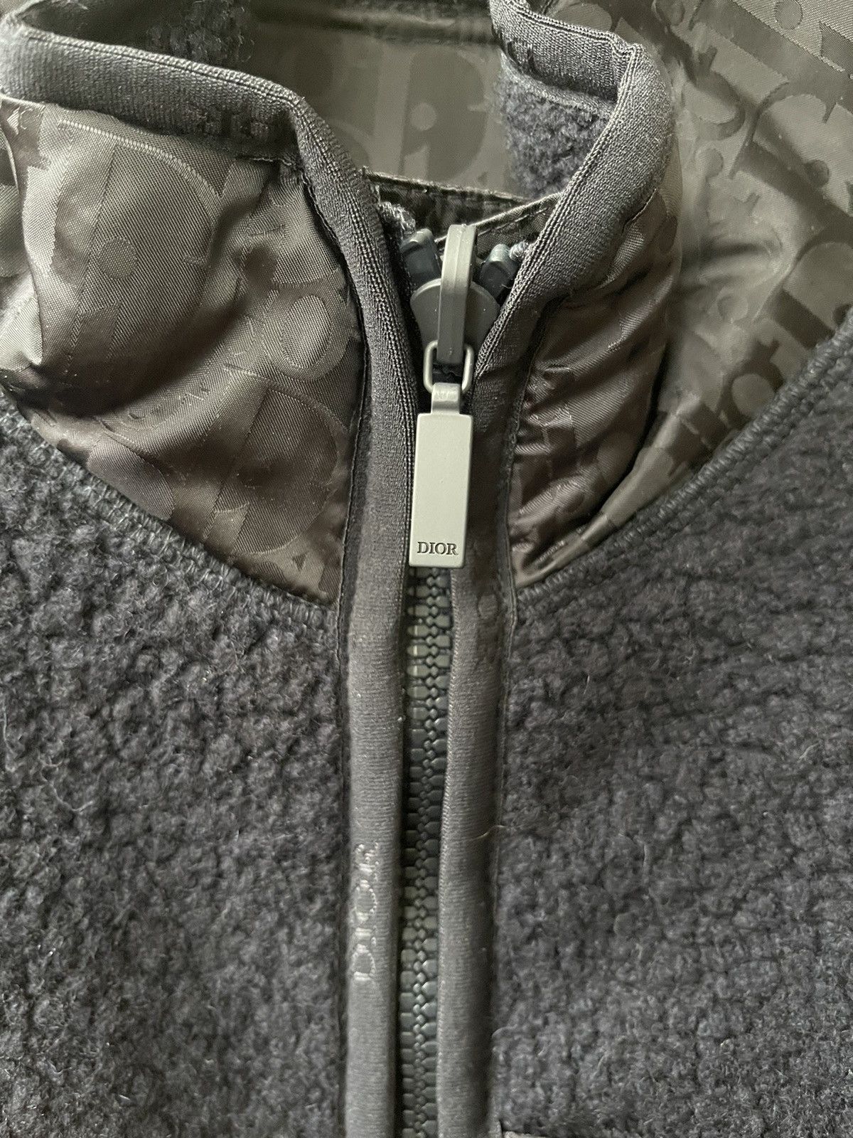 Dior $3500 Dior Reversible Jacket Dior Oblique Wool Fleece Tech Size US L / EU 52-54 / 3 - 8 Thumbnail