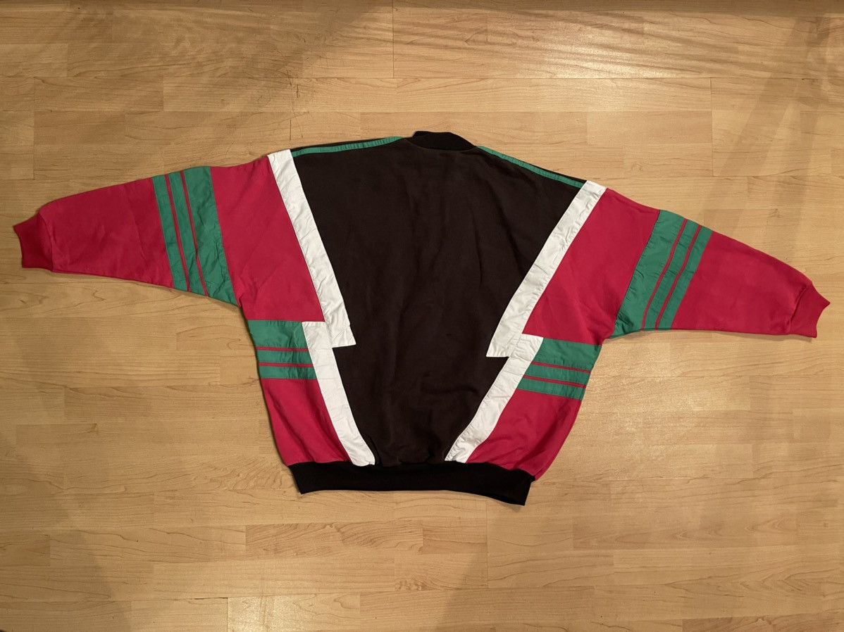 Adidas × Vintage Adidas vintage 80s striped zip sweatshirt Size US M / EU 48-50 / 2 - 7 Thumbnail