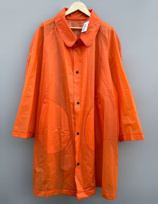 Stone Island 🔥🔥🔥New 1988 STONE ISLAND TELA STELLA Raincoat Orange / L ...