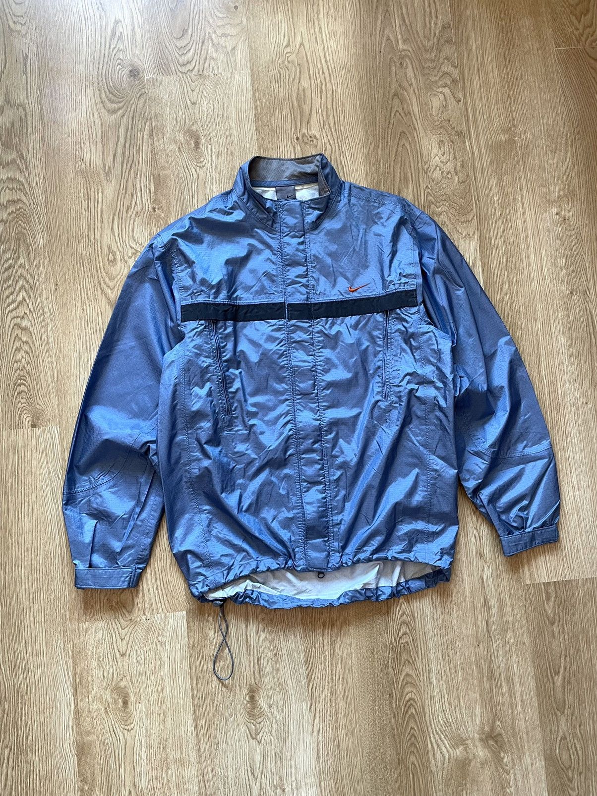Nike Vintage 90s Nike Nylon Reflective Windbreaker Track Jacket Size US M / EU 48-50 / 2 - 11 Thumbnail