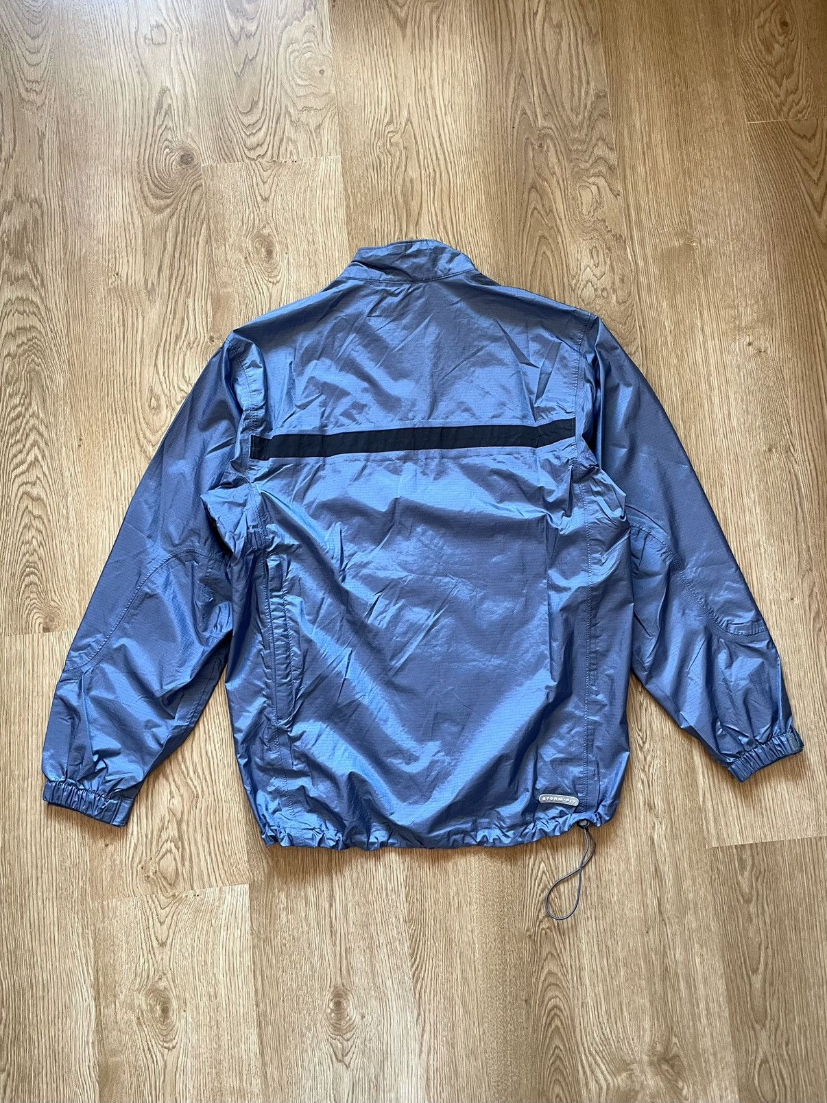 Nike Vintage 90s Nike Nylon Reflective Windbreaker Track Jacket Size US M / EU 48-50 / 2 - 15 Thumbnail
