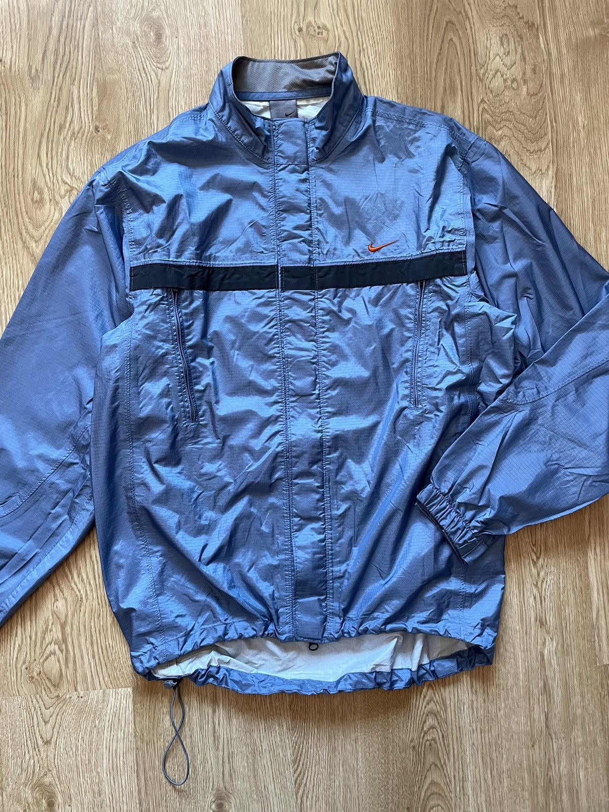 Nike Vintage 90s Nike Nylon Reflective Windbreaker Track Jacket Size US M / EU 48-50 / 2 - 8 Thumbnail
