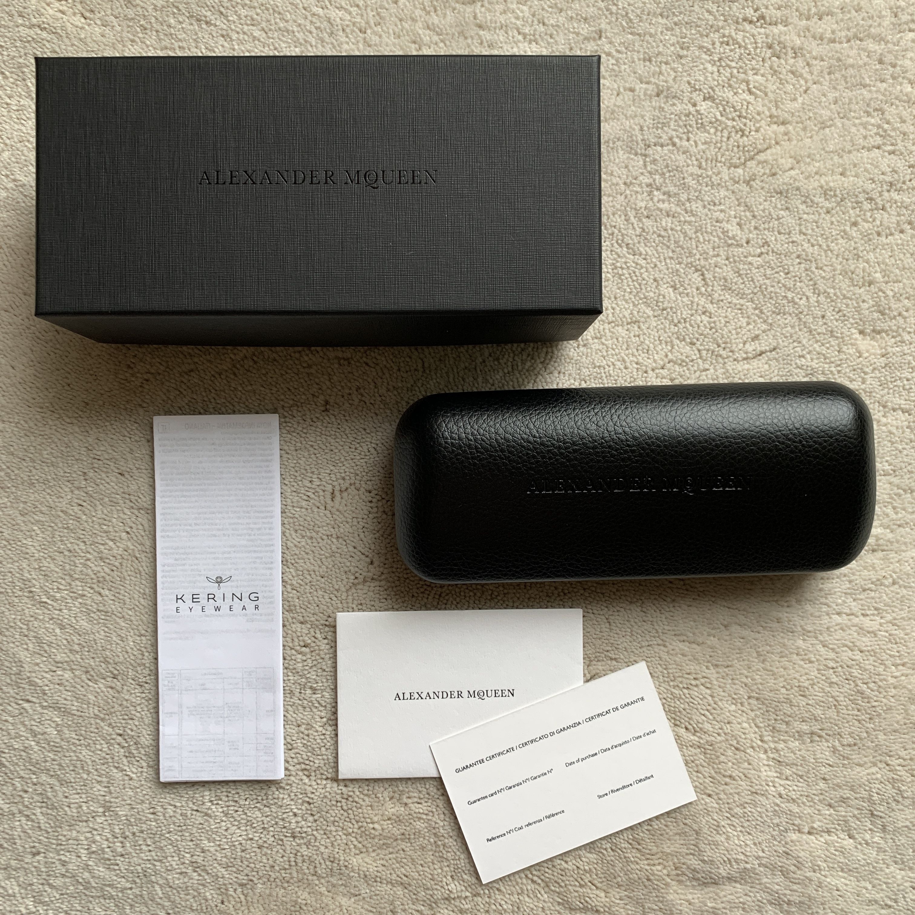 Alexander McQueen ALEXANDER McQUEEN Tortoise Rectangular Frame Sunglasses Size ONE SIZE - 2 Thumbnail