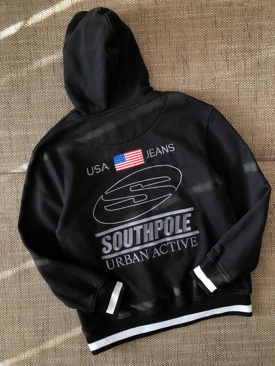 Vintage Southpole USA Embroidered Logo Hood Jacket