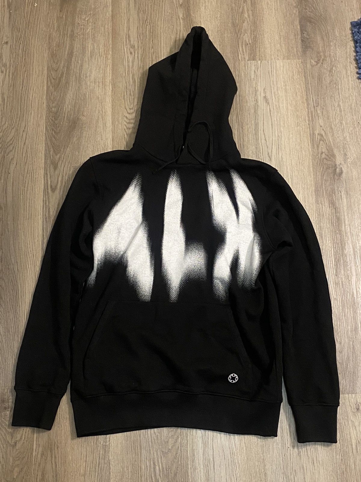 【ALYX】Black Phantom Logo Hoodie 1017 ALYX 9SM: Black Phantom Logo Hoodie | influenceu United