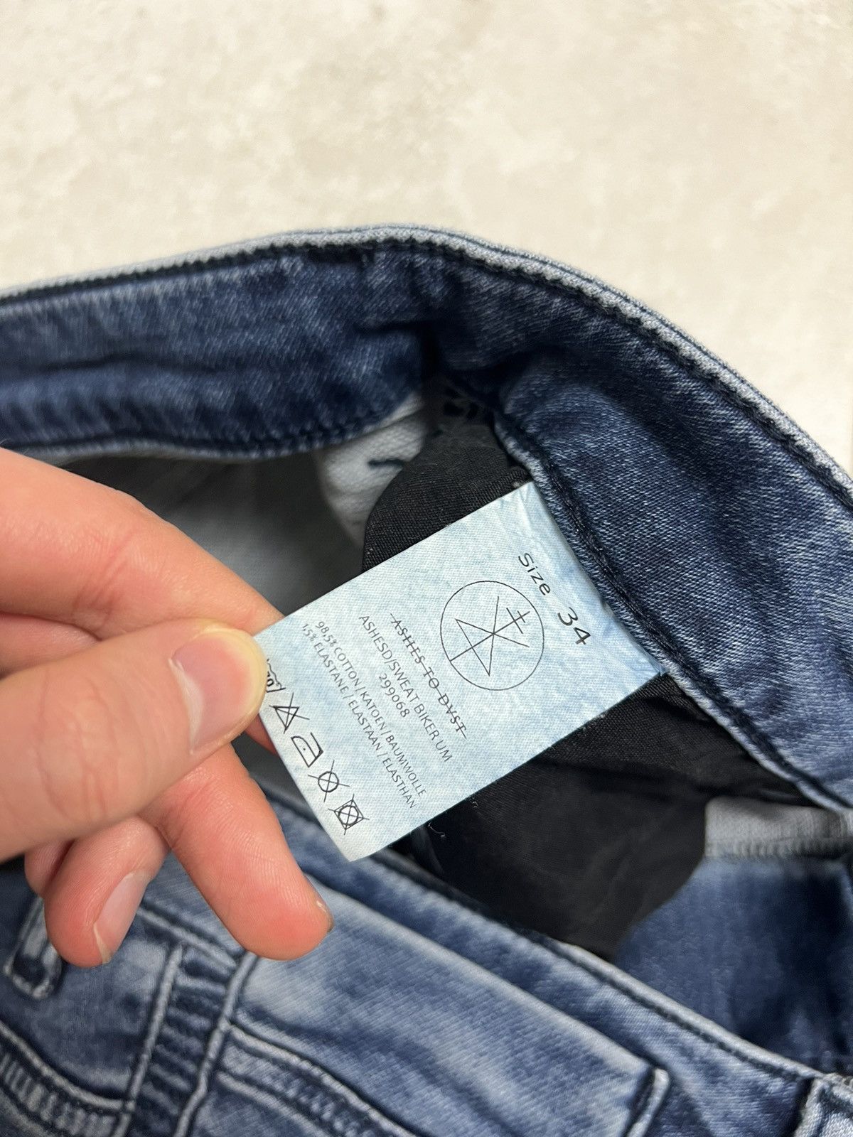 Designer Ashes To Dust 34 Biker Cargo Hype Pant Streetwear Rare Size US 34 / EU 50 - 4 Thumbnail