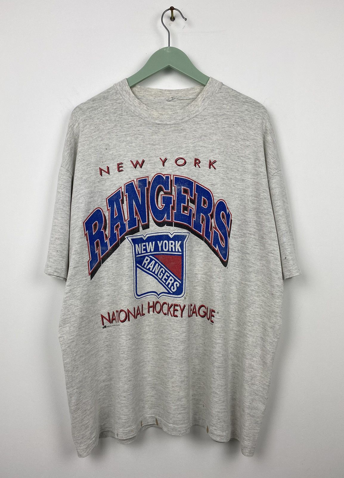 NHL Vintage New York Rangers NHL T Shirt Kings Oilers Ducks Size US XL / EU 56 / 4 - 1 Thumbnail