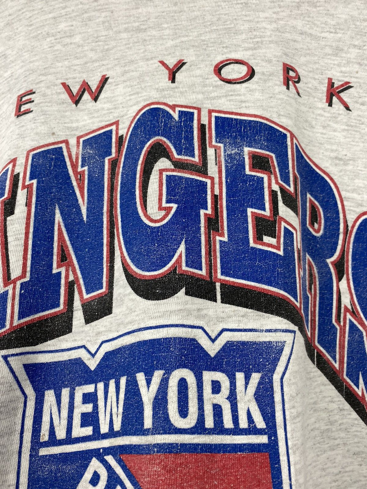 NHL Vintage New York Rangers NHL T Shirt Kings Oilers Ducks Size US XL / EU 56 / 4 - 4 Thumbnail