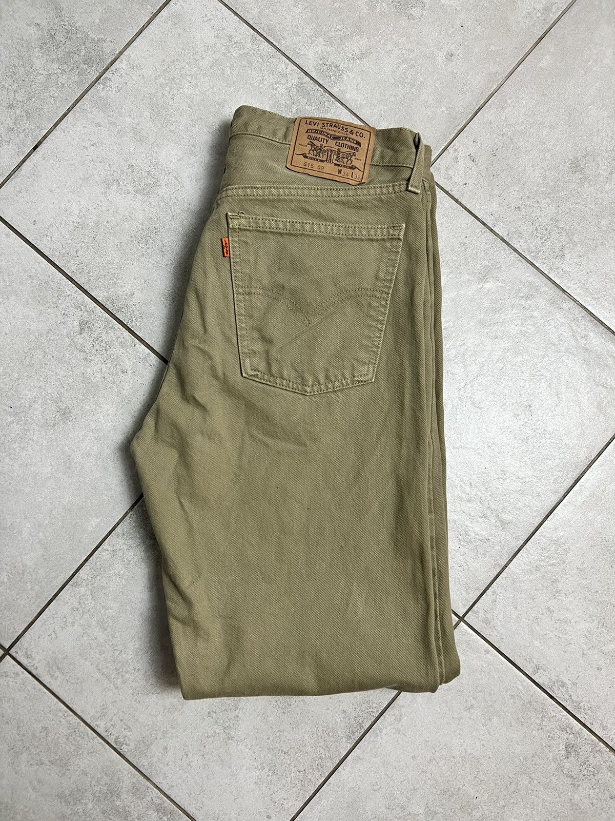 Levi's Rare Vintage 90s Levi’s 516 34x32 Denim Pants Orange Tab Size US 34 / EU 50 - 1 Thumbnail