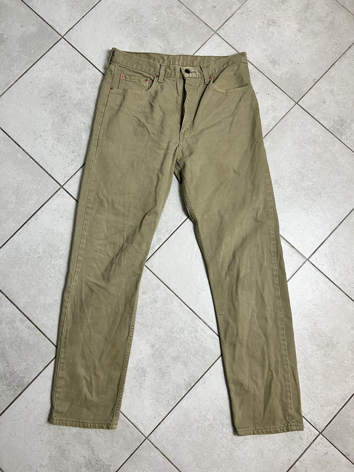 Levi's Rare Vintage 90s Levi’s 516 34x32 Denim Pants Orange Tab Size US 34 / EU 50 - 3 Thumbnail