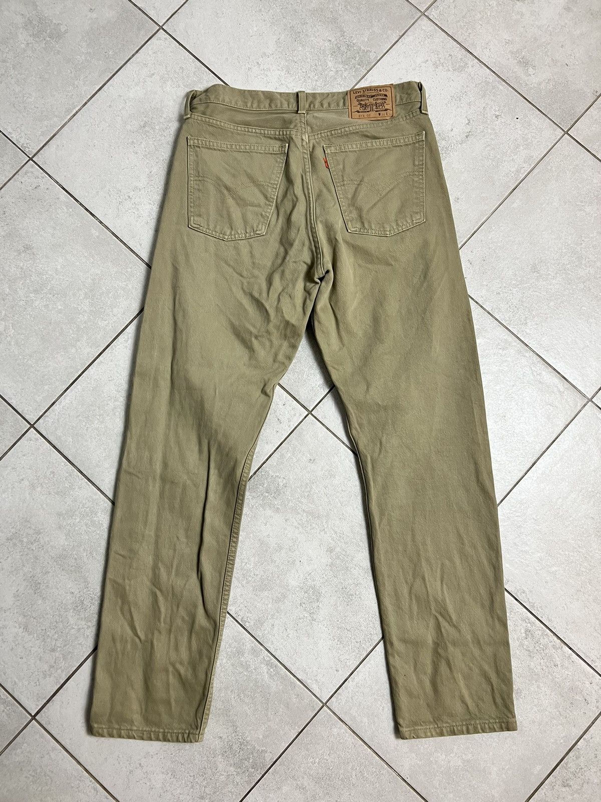 Levi's Rare Vintage 90s Levi’s 516 34x32 Denim Pants Orange Tab Size US 34 / EU 50 - 2 Thumbnail
