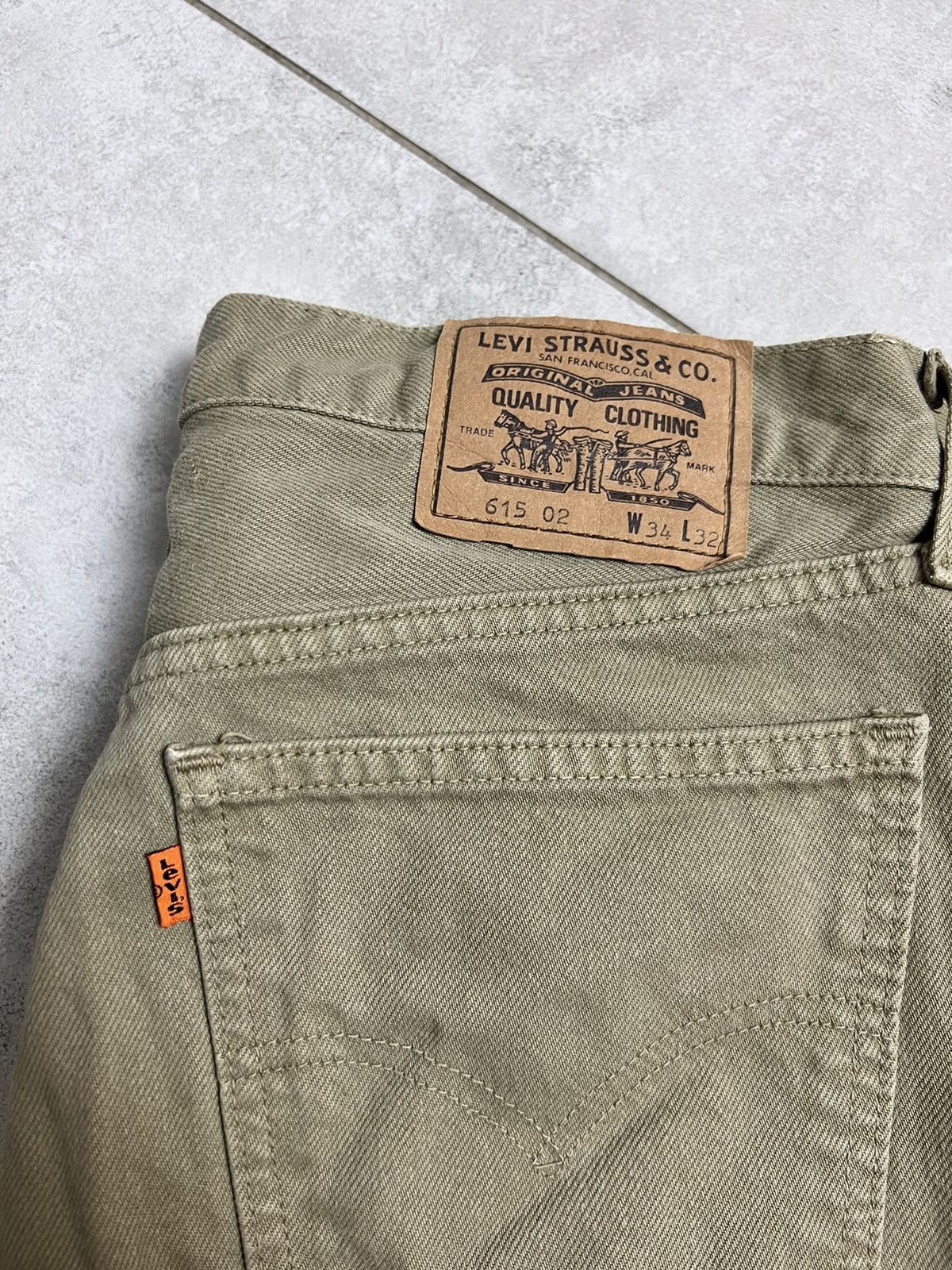 Levi's Rare Vintage 90s Levi’s 516 34x32 Denim Pants Orange Tab Size US 34 / EU 50 - 5 Thumbnail