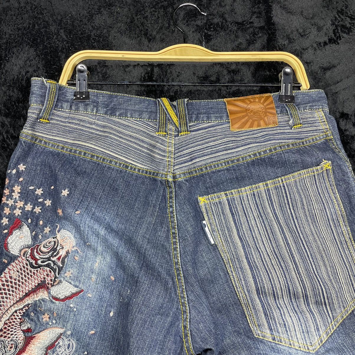 If Six Was Nine Rare Vintage Japanesebrand Naminoritatsujin Embroidery koi Size US 34 / EU 50 - 6 Thumbnail