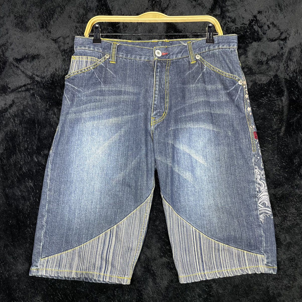 If Six Was Nine Rare Vintage Japanesebrand Naminoritatsujin Embroidery koi Size US 34 / EU 50 - 3 Thumbnail