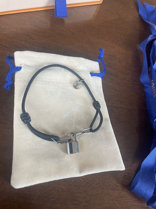 Louis Vuitton Louis Vuitton x Virgil Abloh Silver Lockit Bracelet Lock