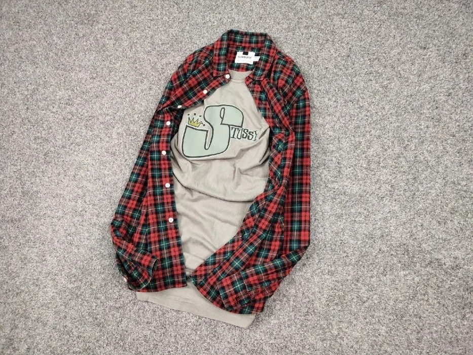 Flannel Vintage Flannel Shirt Travis Scott Style Streetwear Hype Size US M / EU 48-50 / 2 - 3 Thumbnail