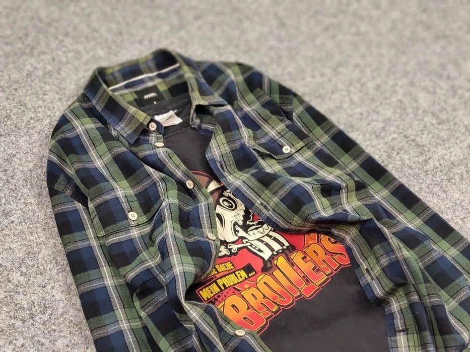 Flannel Vintage Flannel Shirt Travis Scott Style Size US XL / EU 56 / 4 - 8 Thumbnail