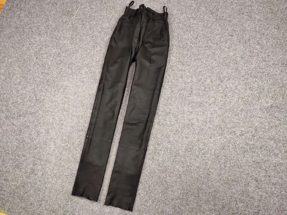 If Six Was Nine Vintage Leather Pants junya watanabe Hysteric Glamour style Size US 29 - 2 Thumbnail