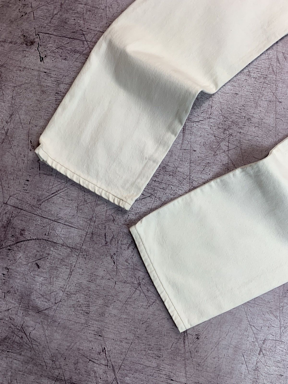 Levi's Vintage Levi's 501 White Denim Pant Jeans Size US 32 / EU 48 - 4 Thumbnail