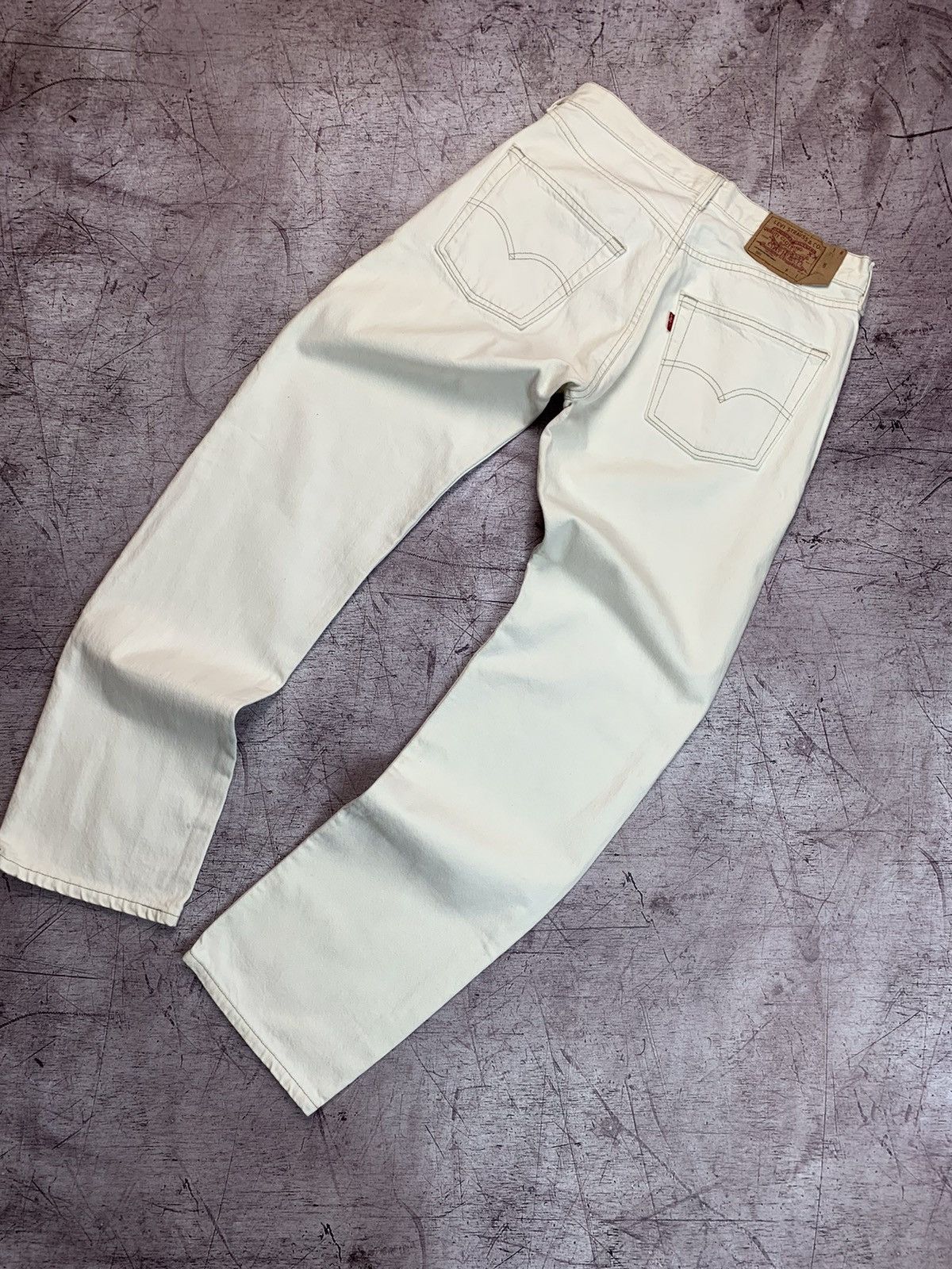 Levi's Vintage Levi's 501 White Denim Pant Jeans Size US 32 / EU 48 - 1 Thumbnail