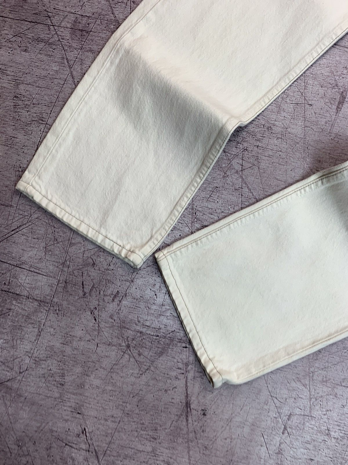 Levi's Vintage Levi's 501 White Denim Pant Jeans Size US 32 / EU 48 - 5 Thumbnail