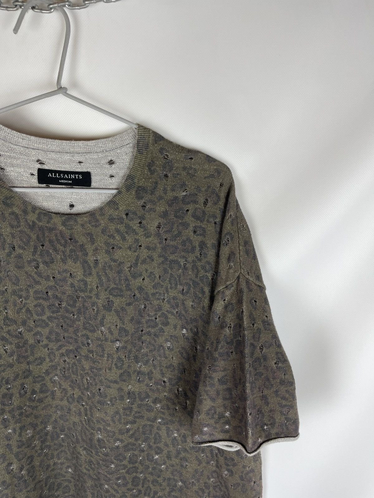 Allsaints Allsaints Ferra SS crew oversized distressed tee shirt Size US M / EU 48-50 / 2 - 5 Thumbnail