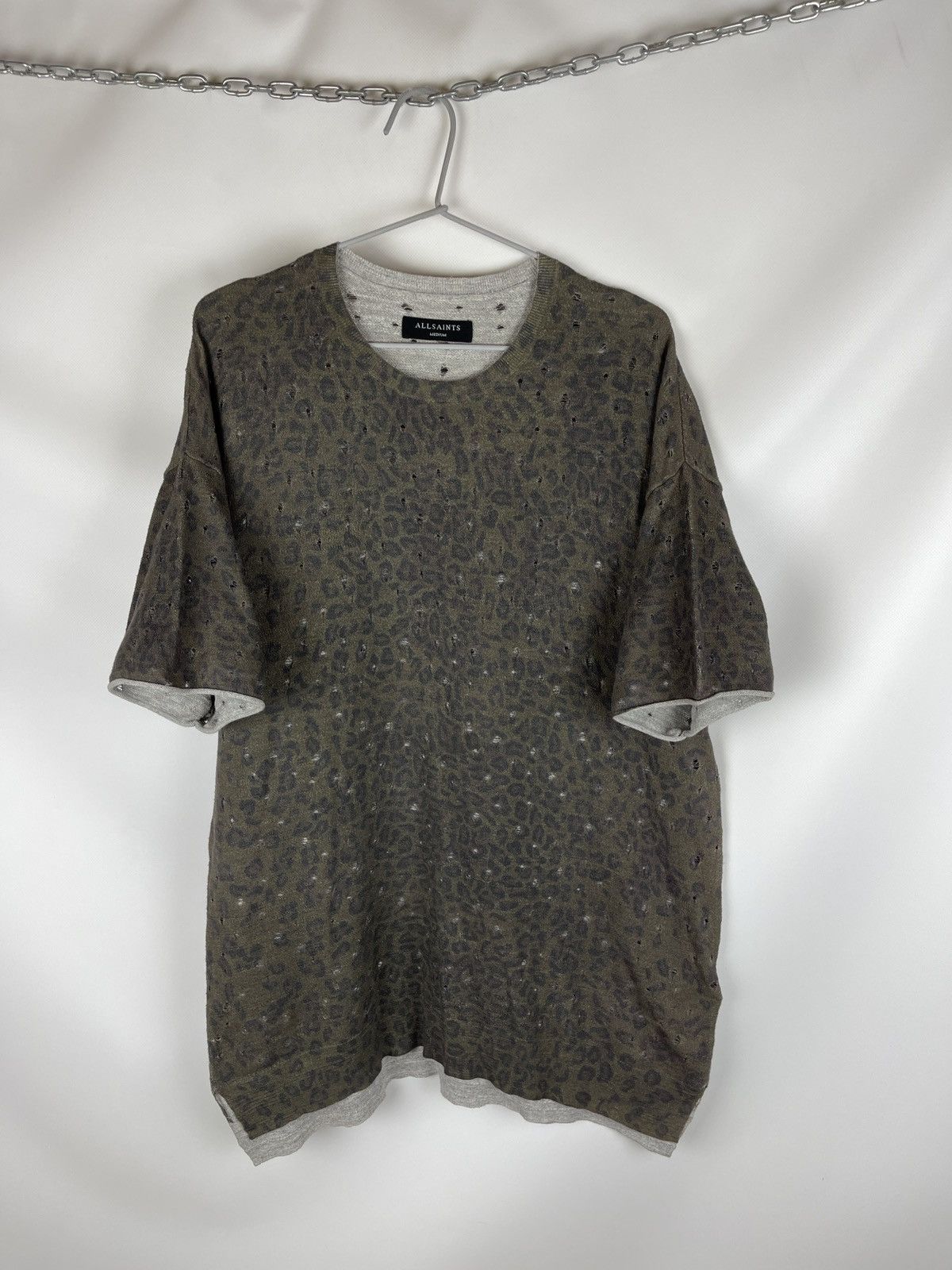 Allsaints Allsaints Ferra SS crew oversized distressed tee shirt Size US M / EU 48-50 / 2 - 3 Thumbnail