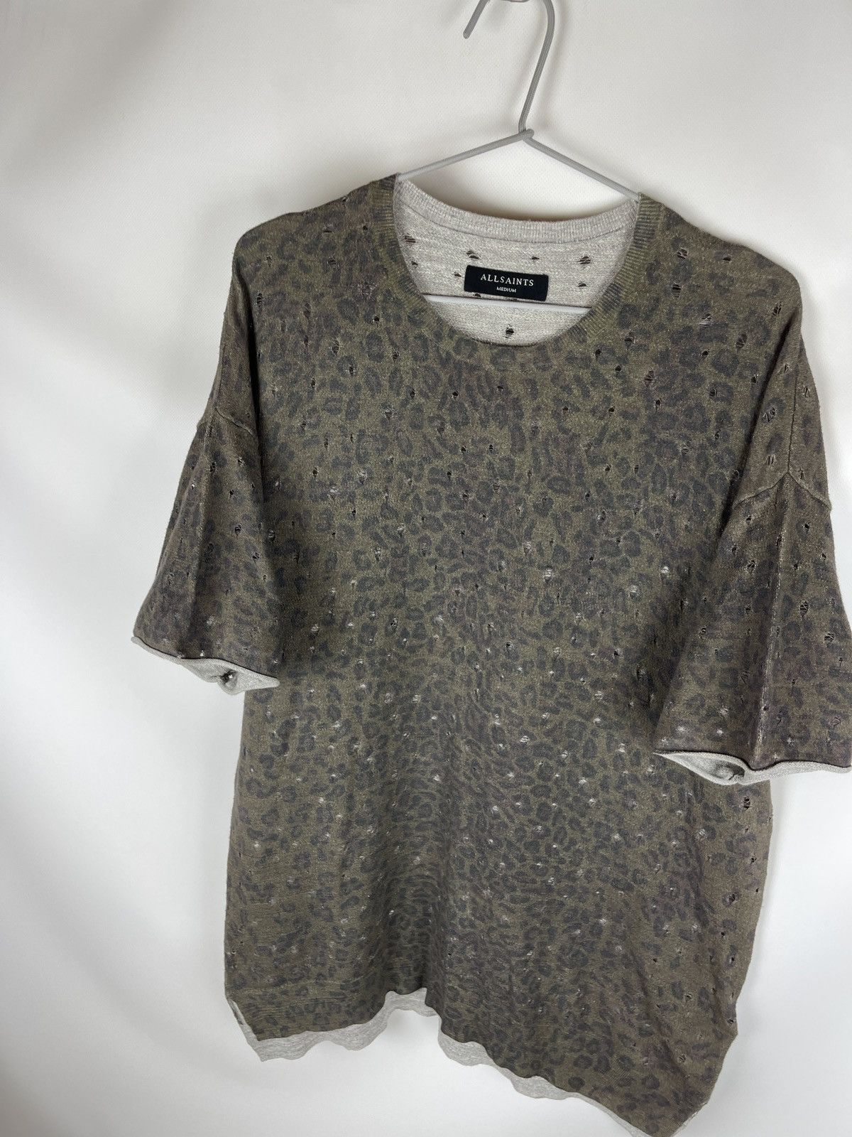Allsaints Allsaints Ferra SS crew oversized distressed tee shirt Size US M / EU 48-50 / 2 - 2 Thumbnail