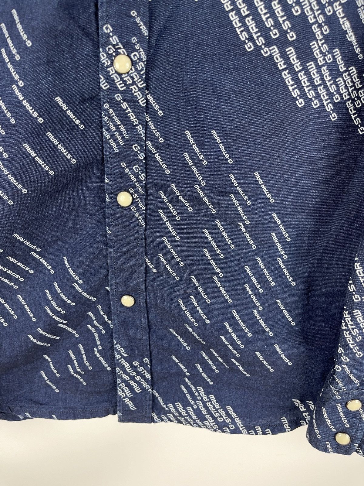 G-Star G-Star Raw Sample blue denim monogram Arc 3D shirt L/s Size US M / EU 48-50 / 2 - 9 Thumbnail