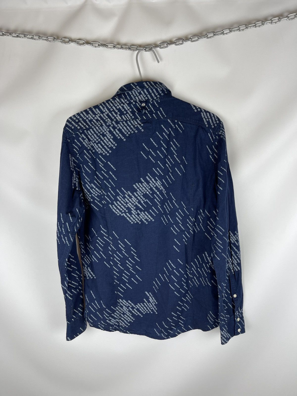 G-Star G-Star Raw Sample blue denim monogram Arc 3D shirt L/s Size US M / EU 48-50 / 2 - 16 Thumbnail