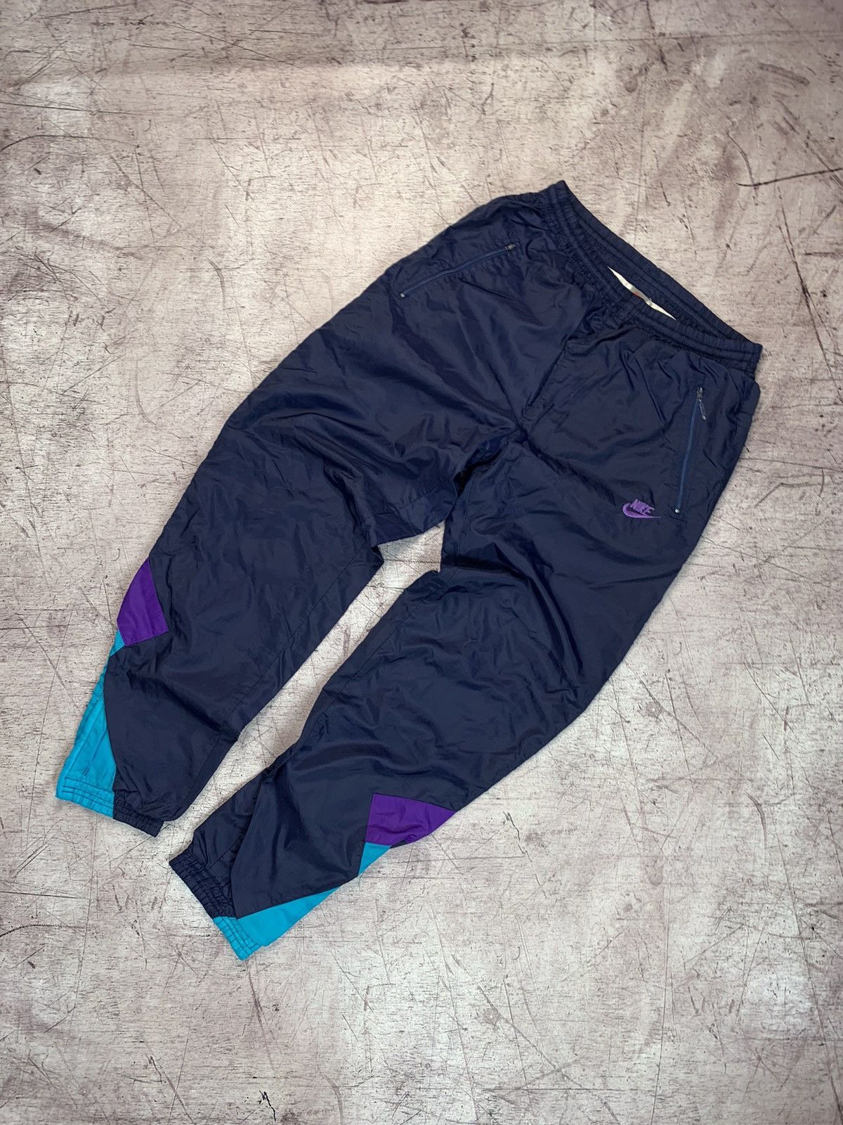 Nike Nike Vintage Mens Nylon 90s Pants Drill Y2K Size US 30 / EU 46 - 1 Thumbnail