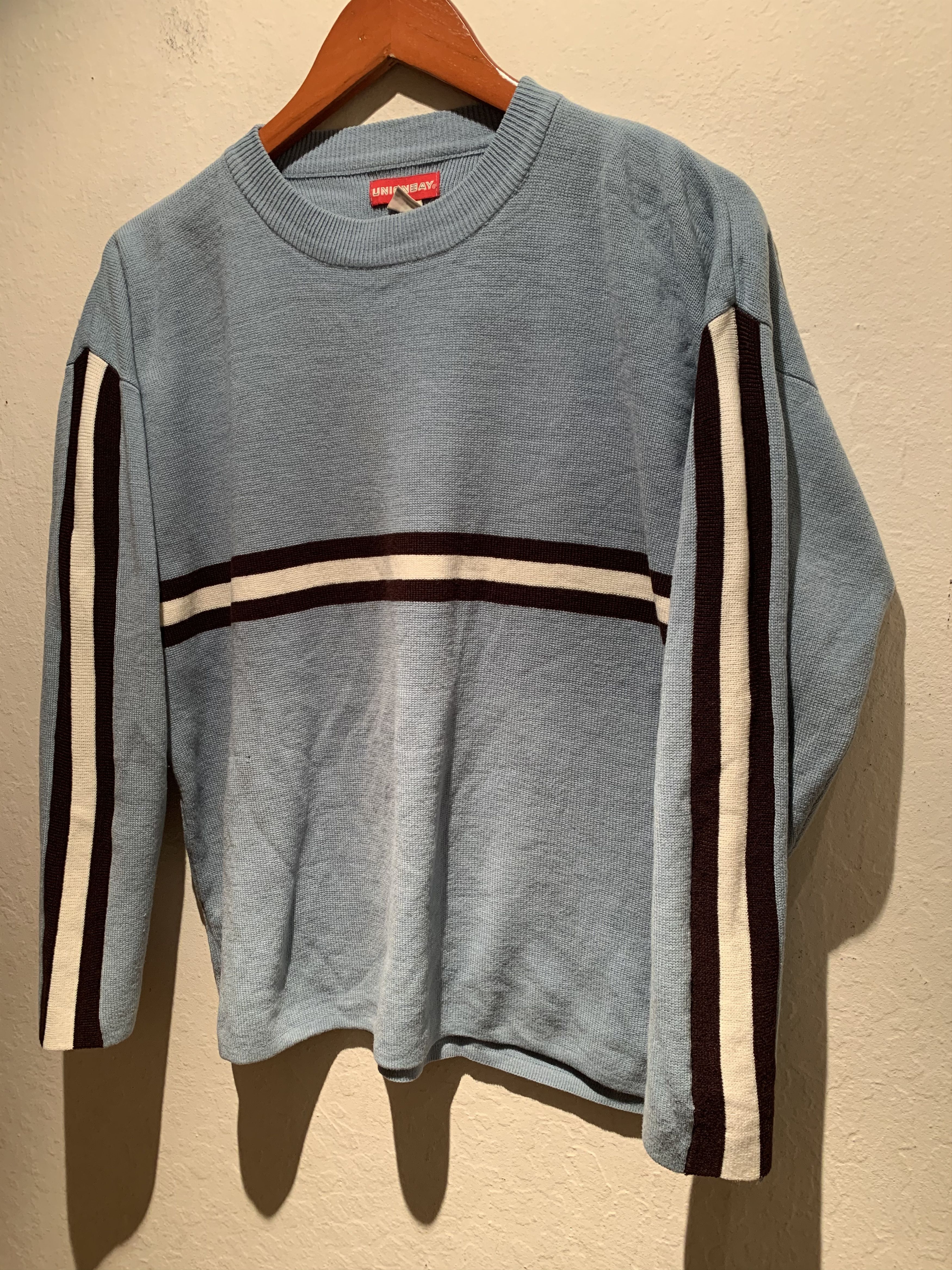 RARE* Vintage Union Bay 100% Acrylic Striped Knit Sweater M