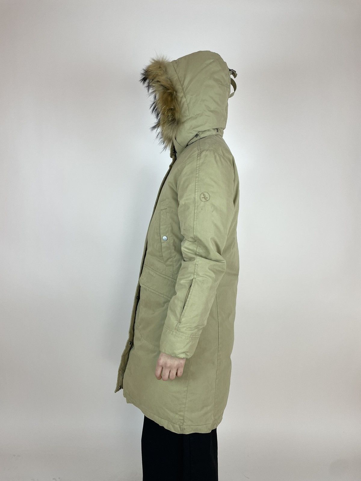 Aigle AIGLE Down Parka Beige winter long jacket Womens size 38 Size M / US 6-8 / IT 42-44 - 6 Thumbnail