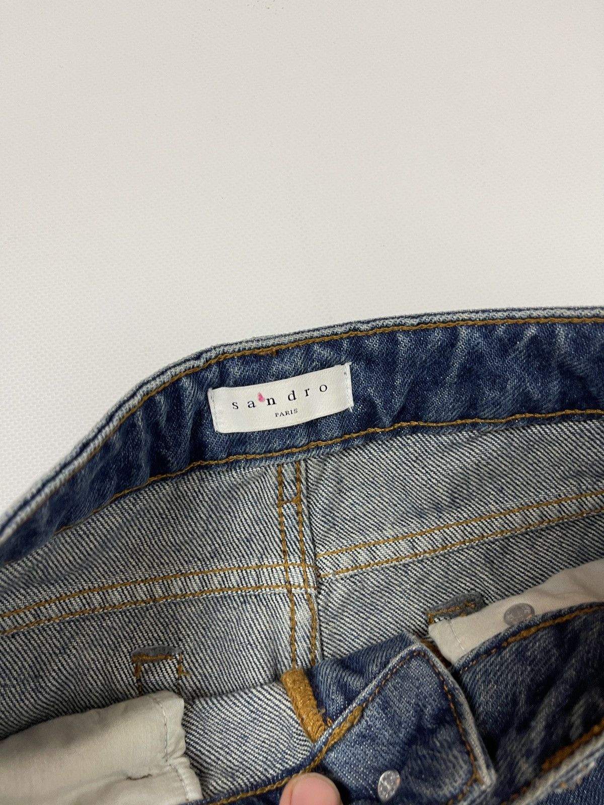 Sandro Sandro Paris Lightening Jeans⚡️⚡️⚡️ distressed denim pants Size 25" / US 0 / IT 36 - 11 Thumbnail