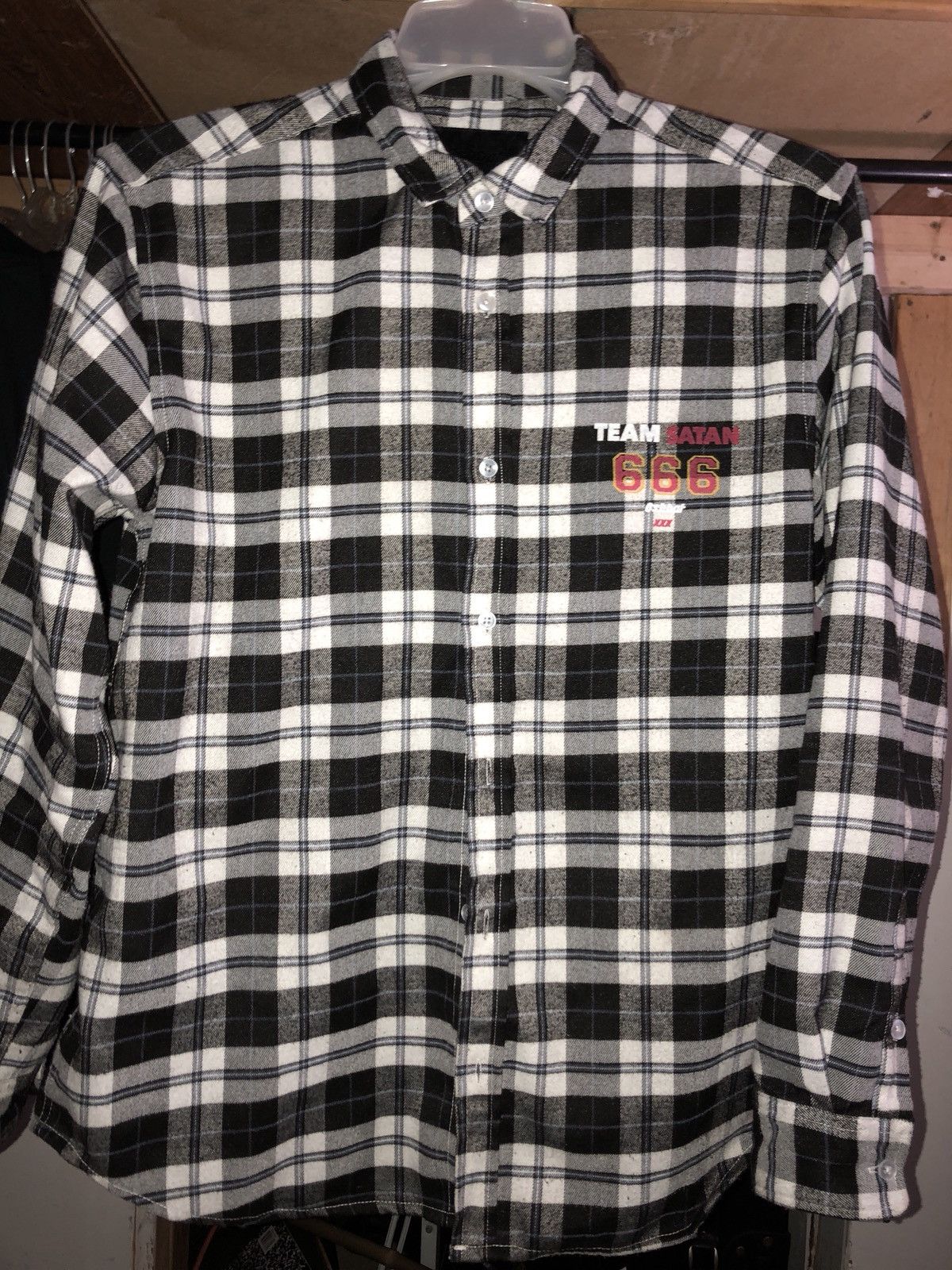 TEAM SATAN666 ノバチェック XL Team Satan 666 | Grailed