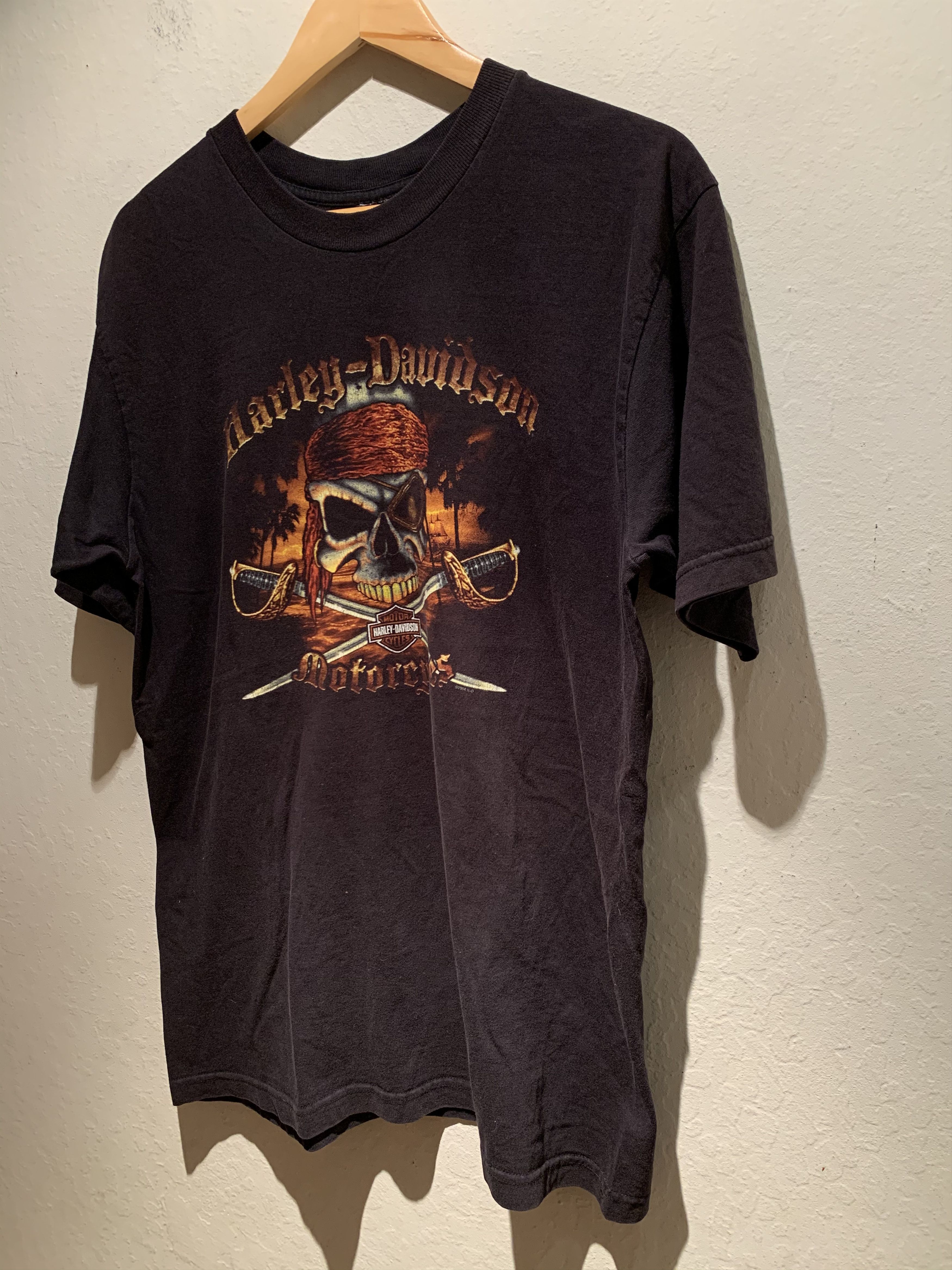 Harley Davidson × Vintage RARE Vintage Harley Davidson Fairfax Virginia USA-Made Shirt Size US L / EU 52-54 / 3 - 2 Thumbnail