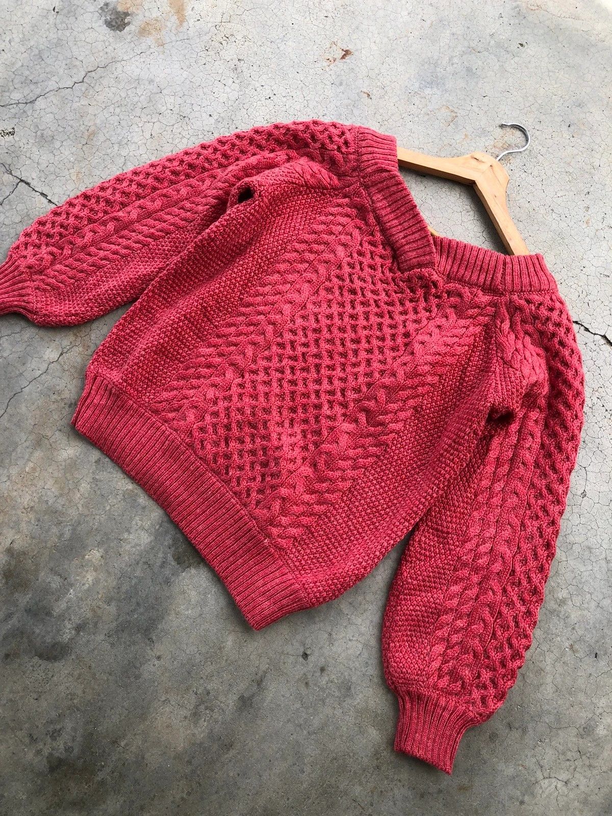 Aran Isles Knitwear × Designer 💥Vintage Luxury MONILE Pureknit Pullover Knitting Pattern Size US S / EU 44-46 / 1 - 4 Thumbnail
