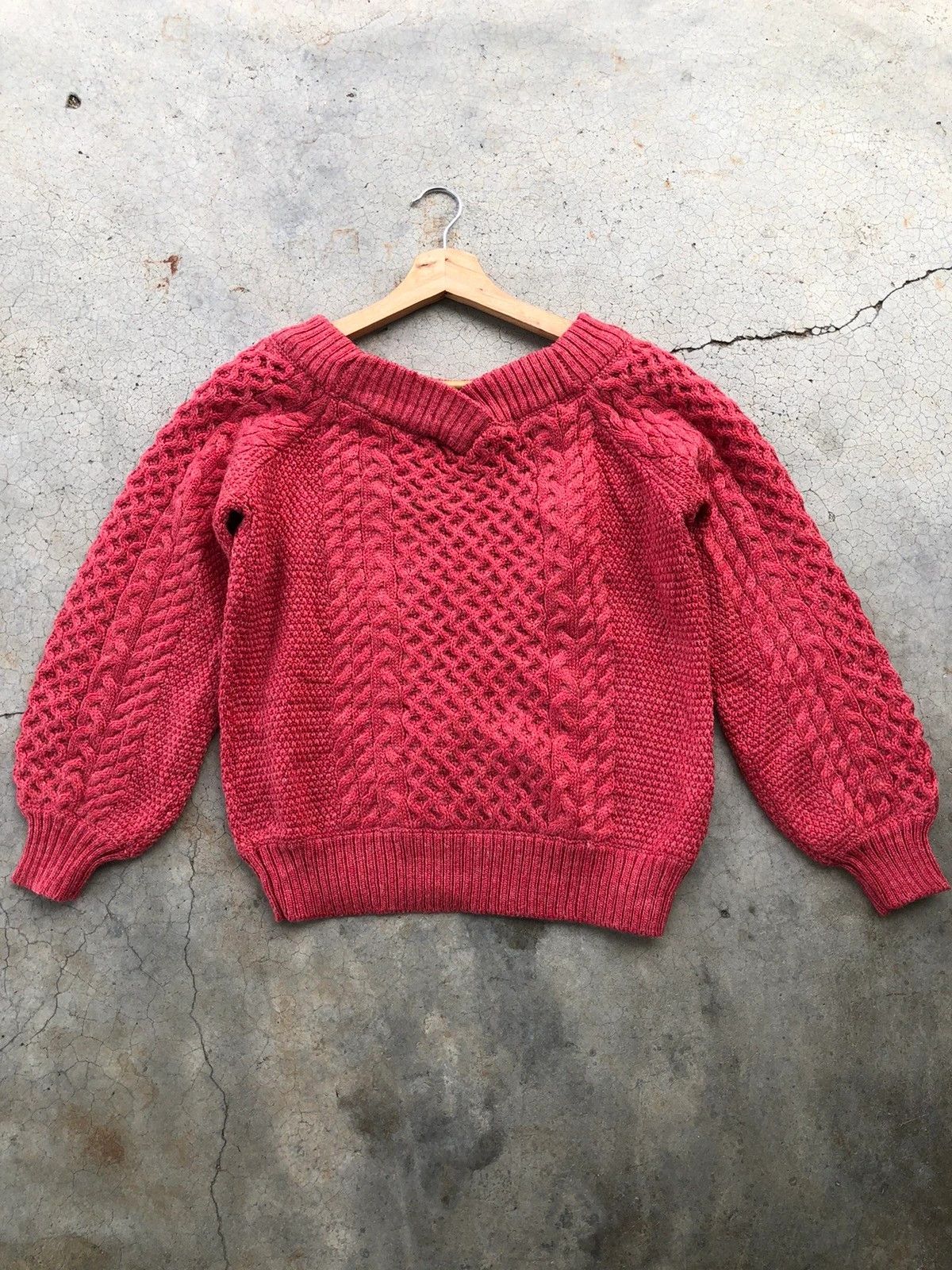 Aran Isles Knitwear × Designer 💥Vintage Luxury MONILE Pureknit Pullover Knitting Pattern Size US S / EU 44-46 / 1 - 1 Thumbnail