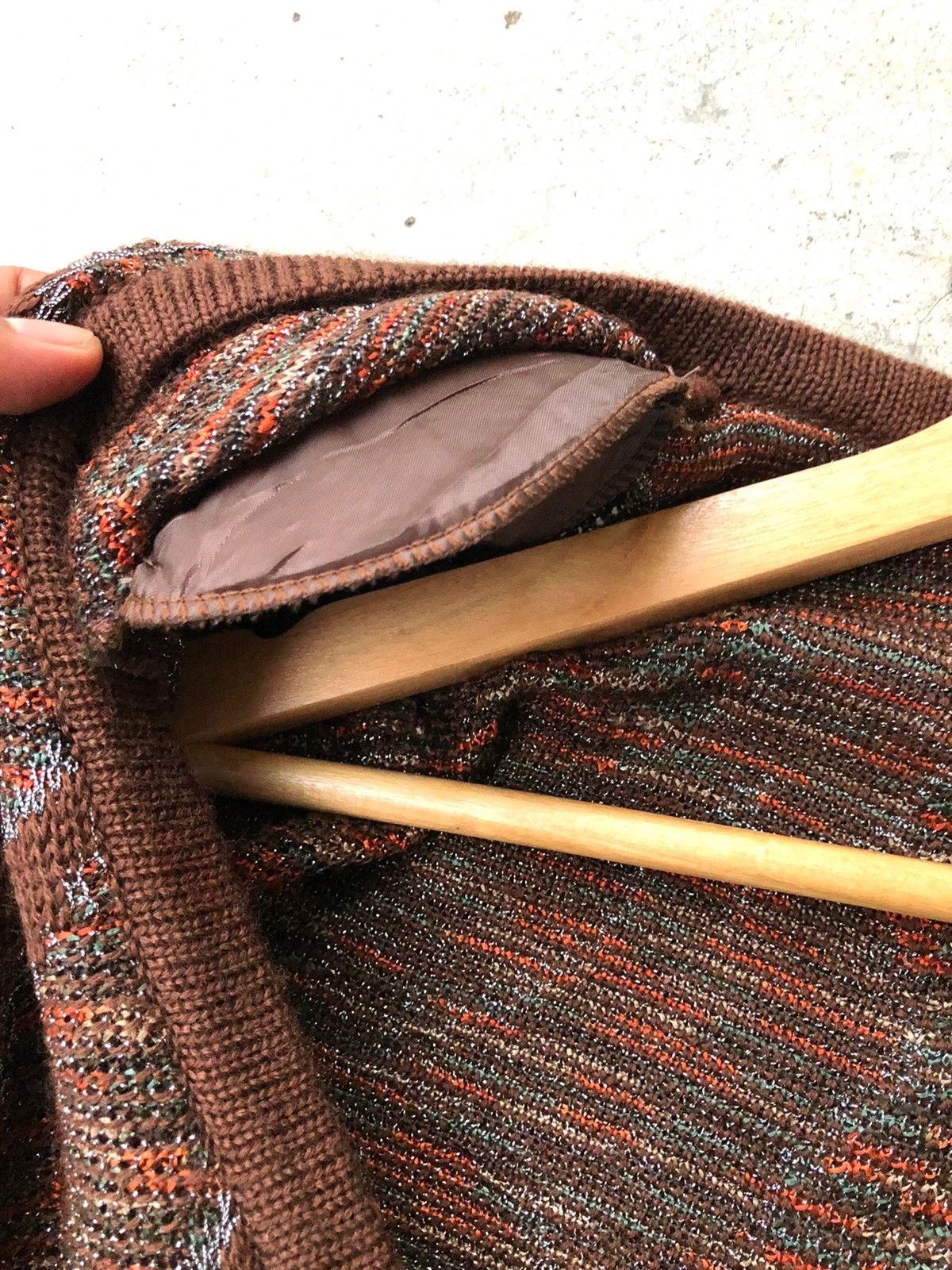 Beauty Beast × Japanese Brand 💥Vintage Cardigan Colourknit Pullover Knitting Pattern Size US M / EU 48-50 / 2 - 8 Thumbnail